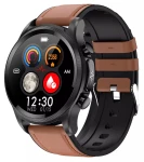 Kardiowatch EKG-BM400 - brązowy pasek skórzany