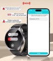 Kardiowatch GARIS EKG-GS500 - srebrna bransoleta