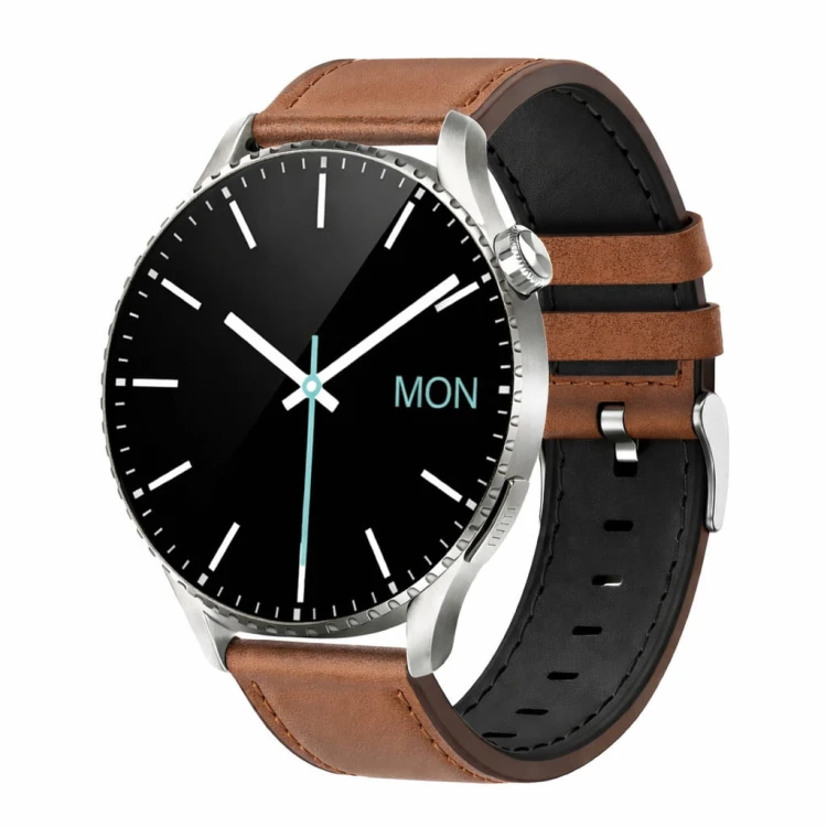 Garis EKG-GS500 - brązowy pasek skórzany - 3.jpg