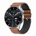 Kardiowatch GARIS EKG-GS500 - brązowy pasek skórzany