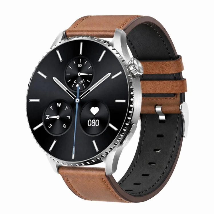 Garis EKG-GS500 - brązowy pasek skórzany - 6.jpg