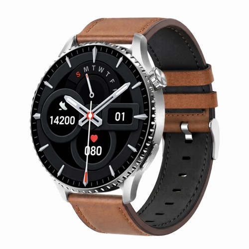 Kardiowatch GARIS EKG-GS500 - brązowy pasek skórzany