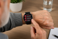 Kardiowatch GARIS EKG-GS900-R PRO - czarny pasek silikonowy