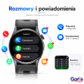 Kardiowatch GARIS EKG-GS900-R PRO - bordowy pasek silikonowy