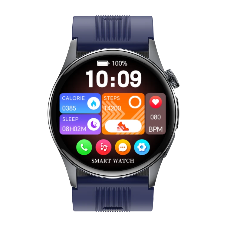 Kardiowatch EKG GARIS GS900-S PRO - granatowy pasek silikonowy - 3.png