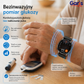 Kardiowatch GARIS EKG-GS900-R PRO - granatowy pasek silikonowy