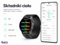 Kardiowatch GARIS EKG-GS900-R PRO - brązowy pasek skórzany